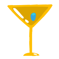 martini salinas Sticker