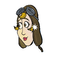 sexy girl smile Sticker