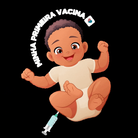 SFHM giphygifmaker bebe Mãe vacina GIF
