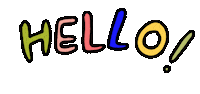 shelbygrates hello hi colorful Sticker