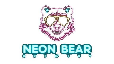 NeonBearBrewery giphyupload beer neon bear Sticker