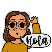 Holi Saludar Sticker