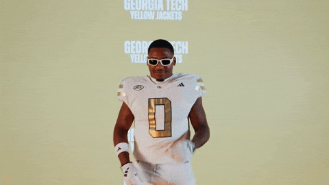 Georgia Tech Football Sport GIF by Georgia Tech Yellow Jackets