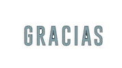 Gracias Thank You Sticker by CM
