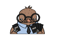 Toroloco Hombretopo Sticker