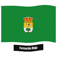 Puerto Serrano Bandera Sticker by Formación Ninja