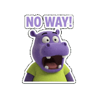 Angry No Way Sticker