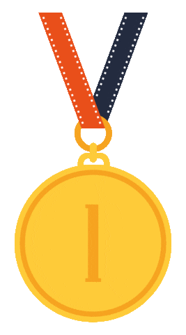 Gold Winner Sticker by Irene Schouten