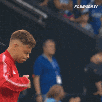 Excited Champions League GIF by FC Bayern Munich