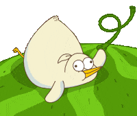 Chicken Watermelon Sticker by BadTimeStories