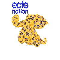 Octopus Cephalopod Sticker by Fin Pin Shop