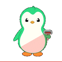 Penguin Looking Sticker by Abster