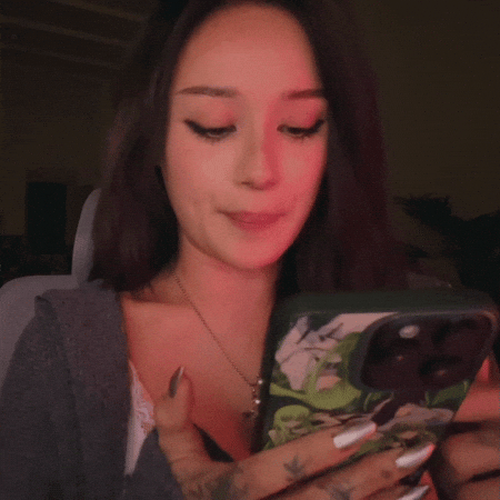 Cute Girl Twitch GIF