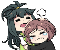 Sad Head Pat Sticker by Jin
