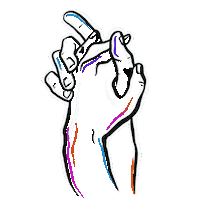 Hands Love Sticker