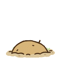 Potato 강아지 Sticker