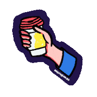 brujuleando coffee cafe hand salud Sticker