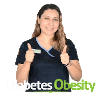 Woman Thumbs Up Sticker by Diabetes Obesity Clinic