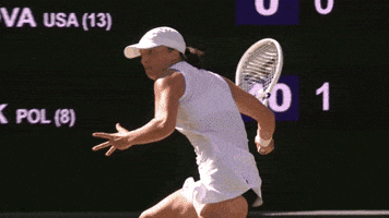 Iga Świątek GIF by Wimbledon