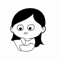 Confused Chubi GIF