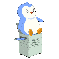 Work Penguin Sticker by Pudgy Penguins