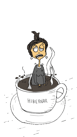 winter cup Sticker