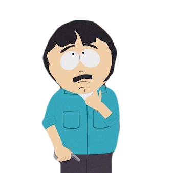 Thinking No Sticker by South Park