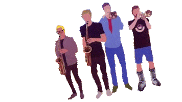bad kids at the back jamming Sticker by Snarky Puppy