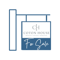 cotonhouse real estate realtor realestate for sale Sticker
