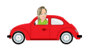 Red Car Fuca Sticker by Digital Muniz