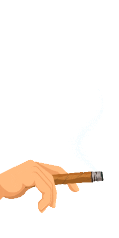 Smoke Smoking Sticker by Club Pasión Habanos