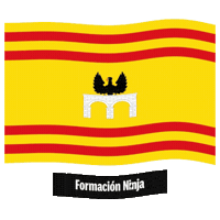 Bandera Zaragoza Sticker by Formación Ninja