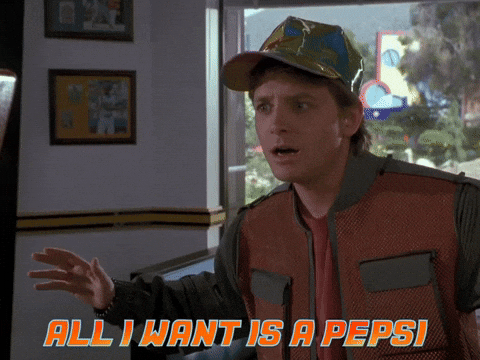 Michael J Fox Pepsi GIF by Back to the Future Trilogy