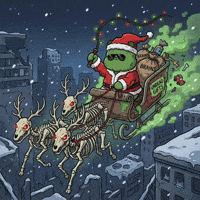 Dark Christmas GIF by Kanpai Pandas