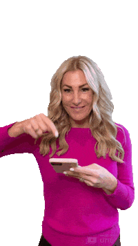 Phone Text Me Sticker by Brooke Thomas