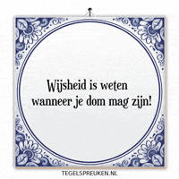 Humor Wijsheid GIF by Tegelspreuken.nl