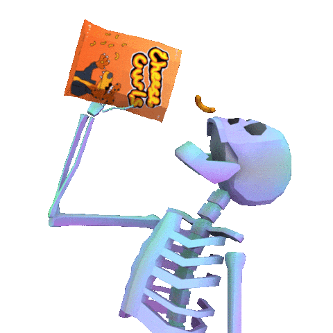 Cheese Curls 3D Sticker by jjjjjohn