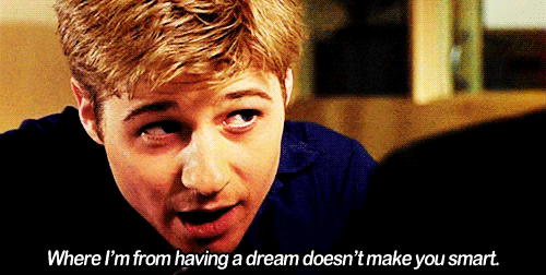 just kidding GIF