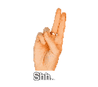 Shh Sticker by FLETCHER