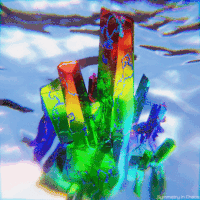 symmetryinchaos 3d blender experiment irridencence GIF