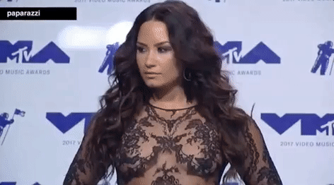 demi lovato GIF by 2017 MTV Video Music Awards