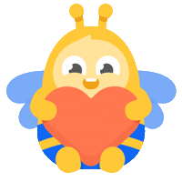 Heart Love Sticker by AskBee