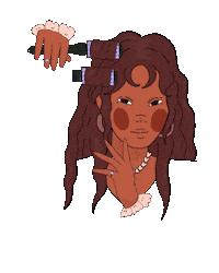 Hair Brush Sticker by OliviaGardenEU