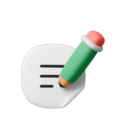 3D Post Sticker by 여기어때