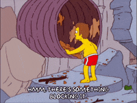 homer simpson stick GIF