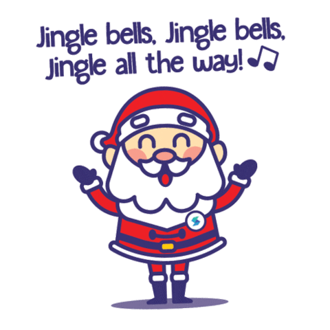Happy Merry Christmas Sticker by Setel