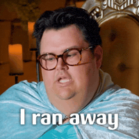 Run Away Royal Court GIF by Brittany Broski