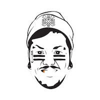 Tubbytoms wink bbq tom hot sauce Sticker