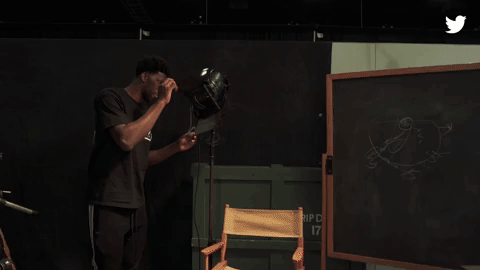 joel embiid lighting GIF by NBA