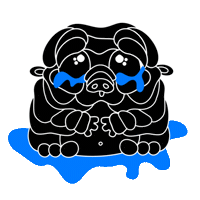 Sad Face Sticker